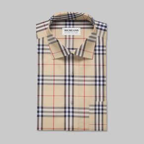 Yarn Dyed Cotton Burberry Check Fabric