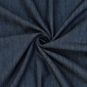 Unstitched Indigo Cotton Denim Shirt Fabric