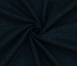 Bottle Green Herringbone Wool Tweed Fabric