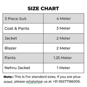 bigreams size chart