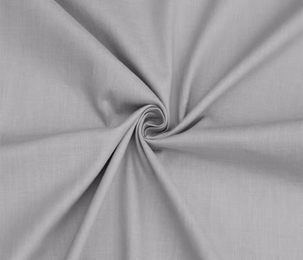 Ash Grey Premium Cotton Linen Suiting Fabric