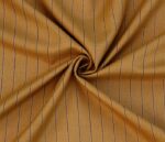 Golden Yellow Pinstripe Fabric