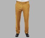 Golden Yellow Pinstripe Fabric