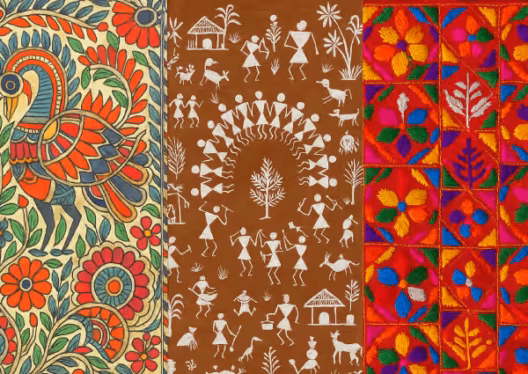 traditional Indian print