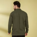 OLive Shacket with Flap