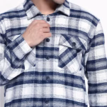 Men’s Blue Checked Overshirt